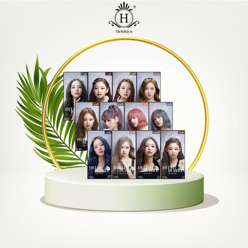 MISE EN SCENE X Blackpink Korea Hello Bubble Foam Color Dye Hair Self Dying shampoo