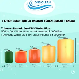 DNS Penjernih Air Water Blue 1 Liter Solusi Menjernihkan Air Sumur Keruh Dan Bau 6