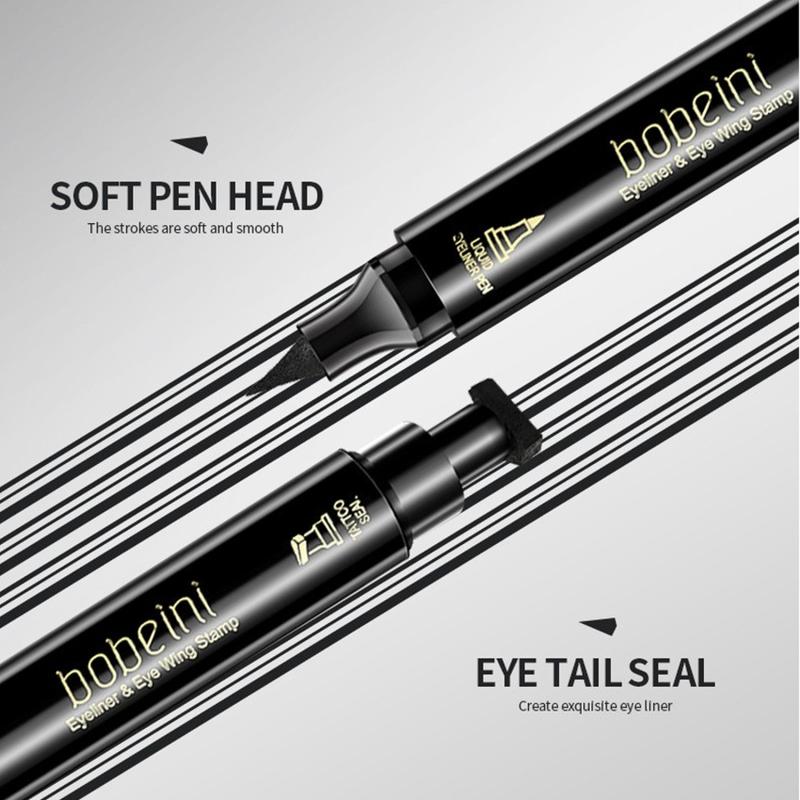 Product Introduction of 2 In 1 Double Headed Stamp Seal Eyeliner Pen Liquid Eyeliner Pencil Long Lasting Waterproof Quick Dry Natural Eye Makeup 14
