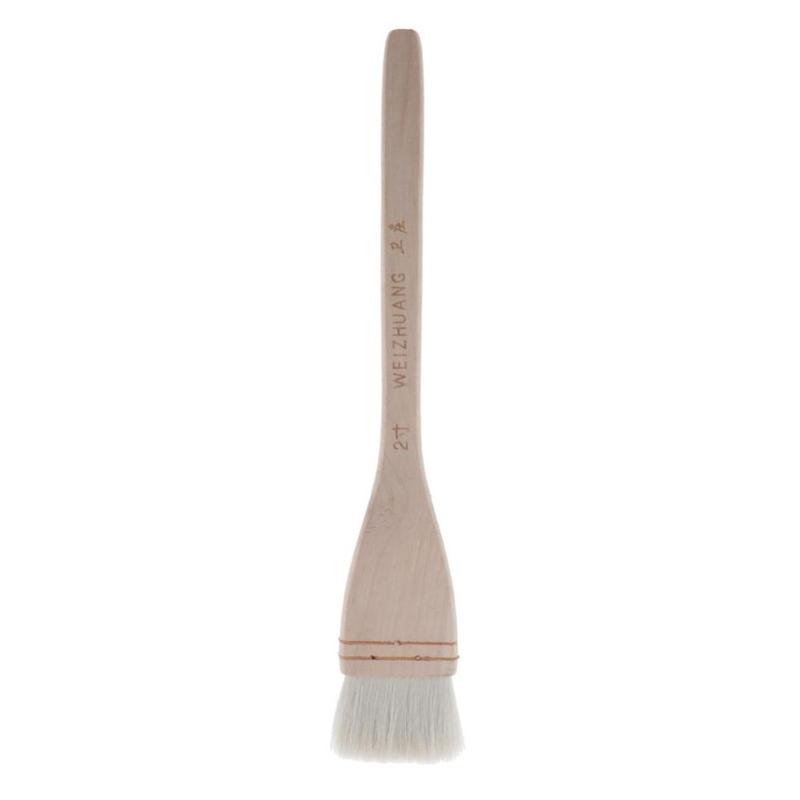 Cọ Vẽ, Cọ Chóp Phẳng Và Dài, Tay Cầm Bằng Gỗ, 2 Inch, Thích Hợp Vẽ Tranh Treo Tường 1