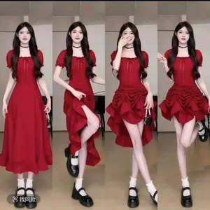 LUMI-Gaun Wanita Modis Premium 4 Variasi Trendi Serbaguna Cocok Imlek Casual Dress Impor China Gaya Modern Stylish