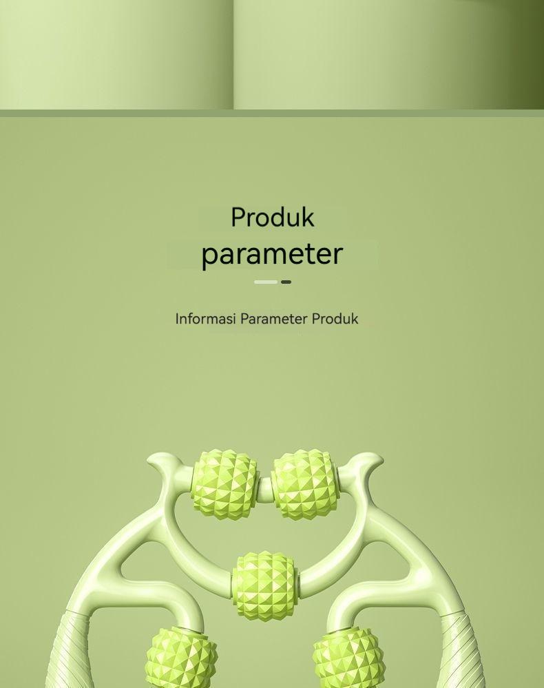 Roller Pijat Betis 9 Roda | Pendorong Paha & Pelepas Ketegangan Otot | Pendorong Bentuk Kaki yang Meningkatkan Sirkulasi