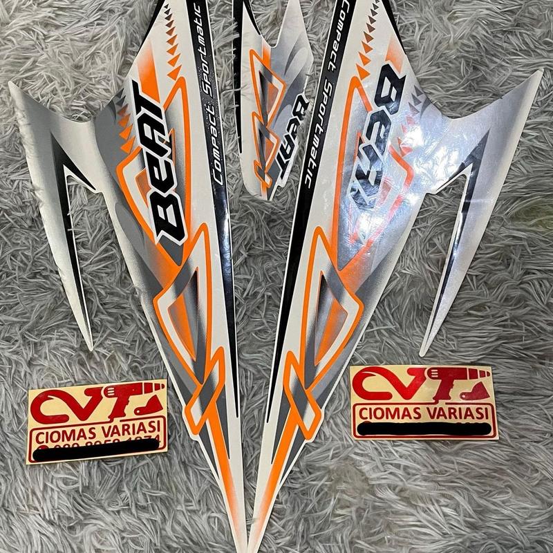 Stiker striping body motor beat karbu 2012 Motorcycle 3