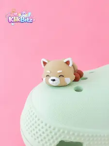 Jibbitz Crocs Red Panda Lucu Gemoy 3D Flexi Shoe Charms Aksesoris Hiasan Sepatu Unik Terbaru