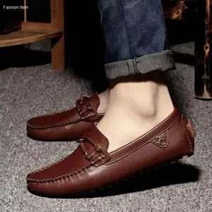 Sepatu Kulit Pria Keren Casual Hitam Sapi Asli 100% Kantor Playboy Terbaru Kerja Pantofel Formal Cowok | Hot Item
