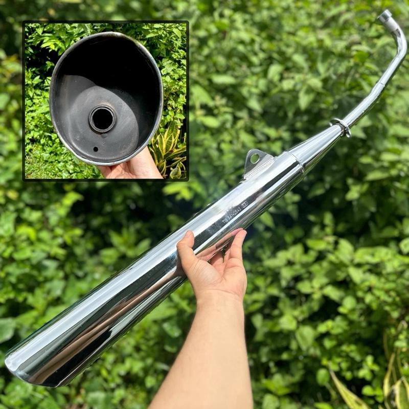 Pô Đích Xéo Êm Thoán Máy Đích Zin Đuôi Chữ S Lắp Wave Dream Cub50 - phụ tùng xe máy