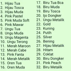 karet warna warni isi 40 stick siap untuk anda