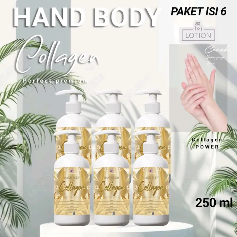 BANDILNG HB COLLAGEN SERIES  6 PCS BPOM Mencerahkan Lotion 0