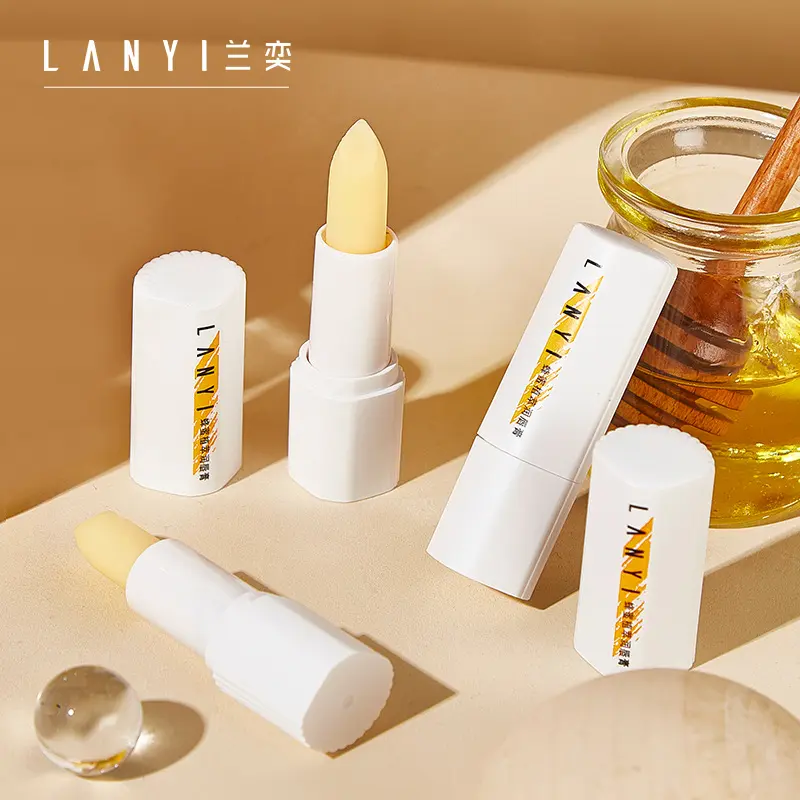Lanyi Honey Plant Extract Lip Balm Moisturizing Not Oily Lip Care Cream before Makeup Men and Women Available Lipstick1