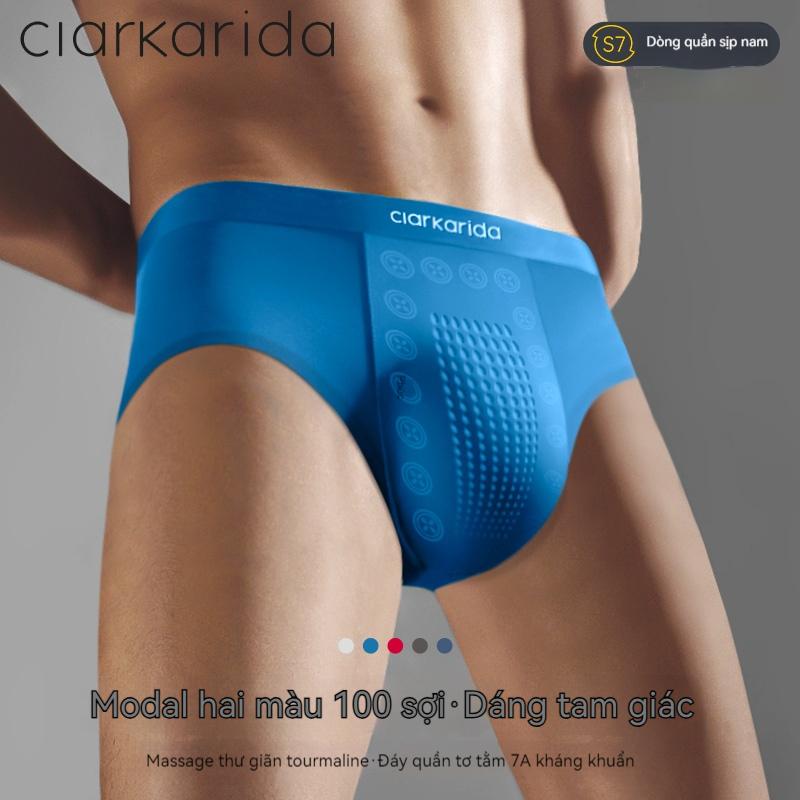 Quần Lót Nam, Clarkarida, Đồ Lót Sip Không Viền, Siêu Mỏng, Đồ Lót Không Đường May, Đồ Lót Đùi Nam, Bộ Đồ Lót 3 Món H33, Thoải Mái, Kháng Khuẩn Và Tươi Mới, Quần Lót Nam Cao Cấp 5