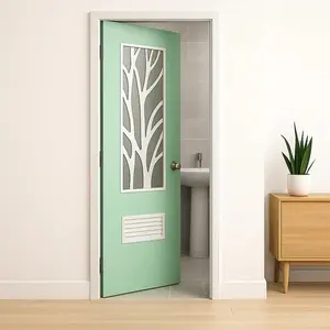 Pintu Kamar Mandi PVC type Cermin Artistik