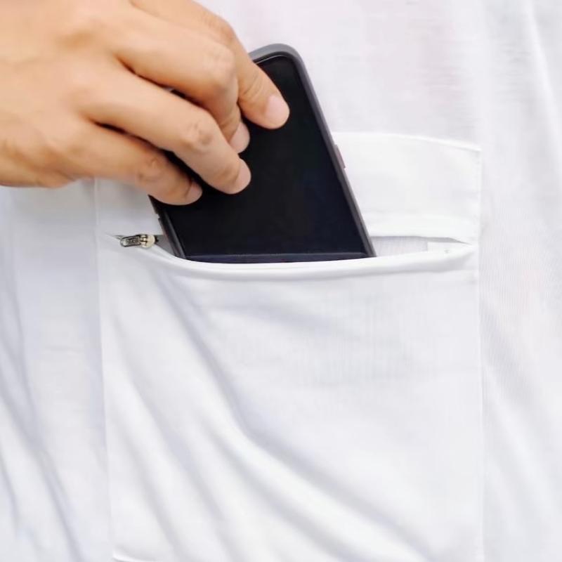 Kaos umroh dan haji berkantong lengan panjang perlengkapan haji dan umroh pria dan wanita 1