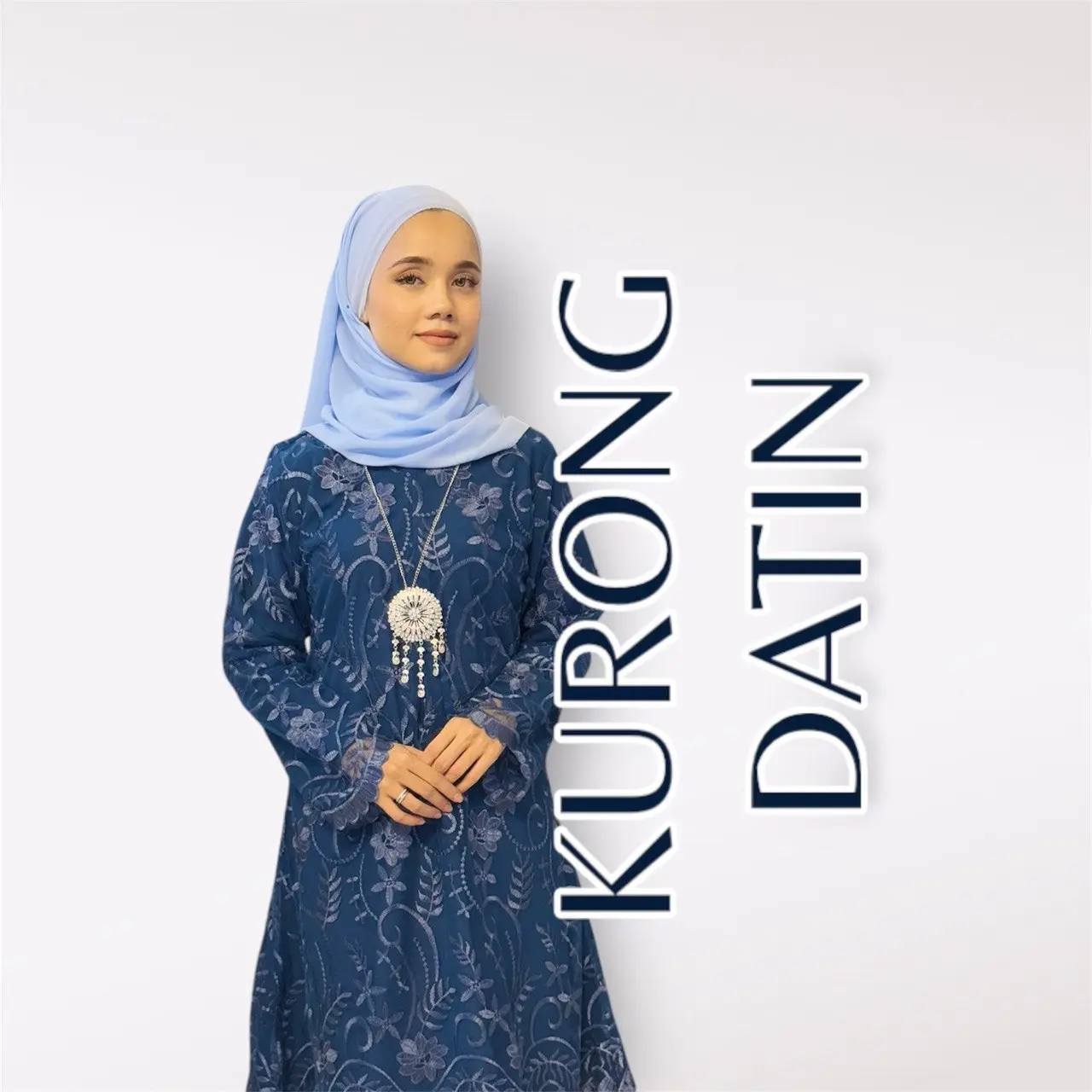 KFASHIONLINE KURONG DATIN LACE COTTON