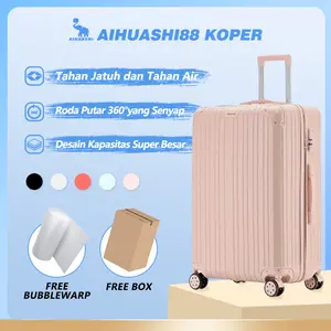 【AIHUASHI88 KOPER】A973 Koper murah, koper untuk kabin, tahan lama, koper dengan kombinasi kunci, perlengkapan perjalanan yang wajib ada, kapasitas besar, roda putar 360° yang senyap, desain menarik, koper  bagasi koper  travel koper  kabin penanda  koper,