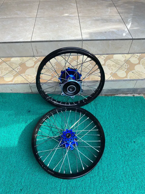 Velg Set Surex CRF 160 Rata Tanpa Ban Wheelset Semi Cacing CRF 150 L 2