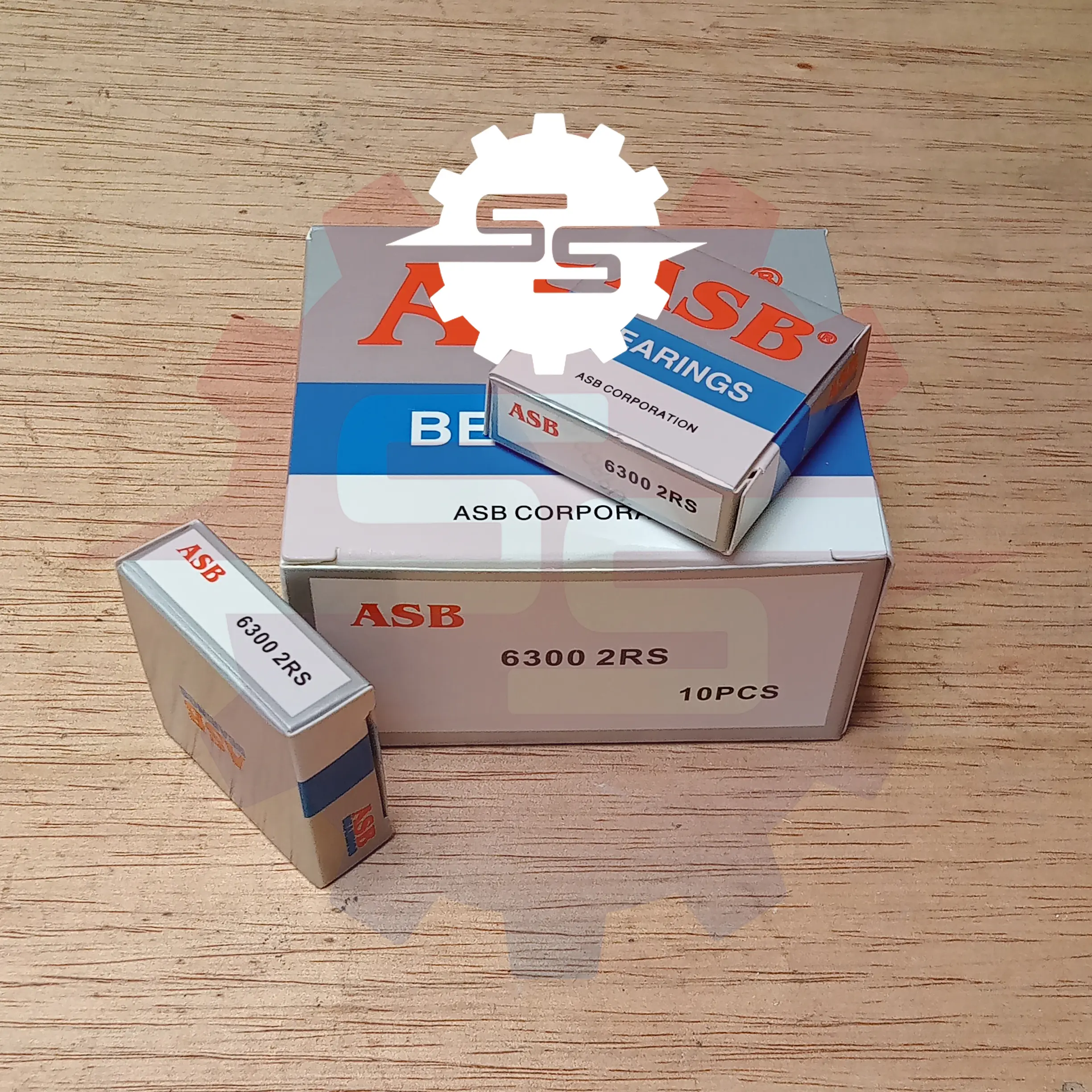 Bearing/Laher/laker asb 6300 2rs ASB (isi 10pcs)