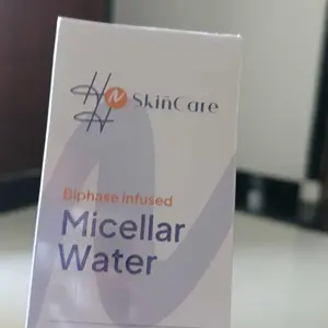 HNH Skincare -  Buy 1 Get 1 Biphase Infused Micellar Water - Cleanser Pembersih Make Up Bunga Cleansing Kapas Kering