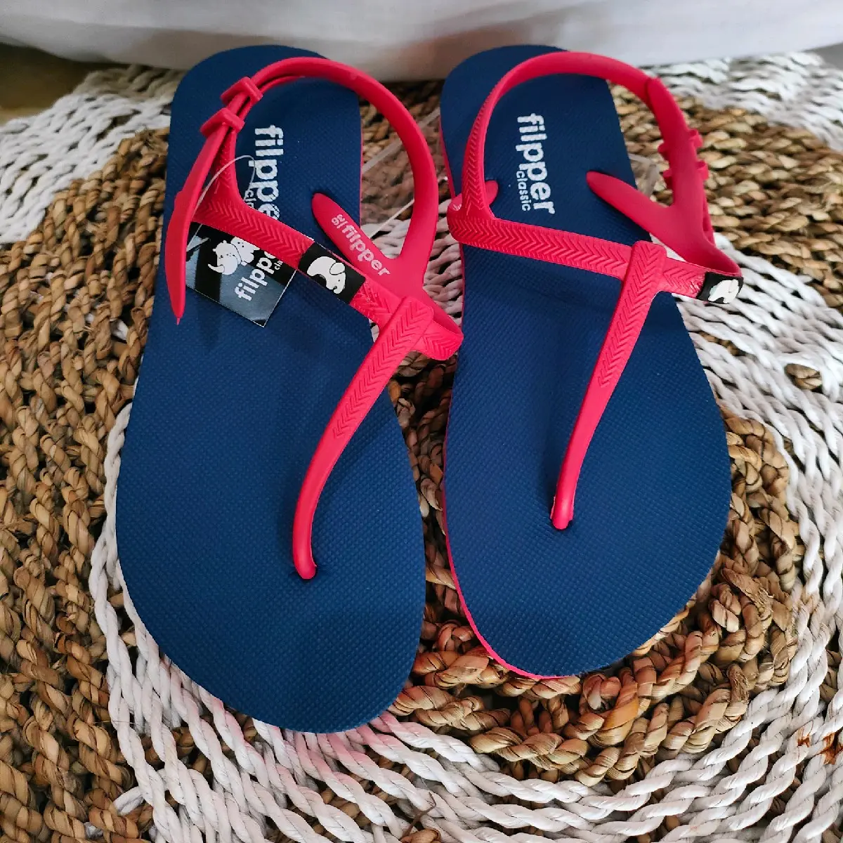 Sandal jepit filpper wanita strappy kekinian