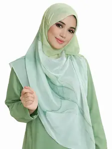 PASHMINA CERUTY BERMOTIF GRADASI CANTIK & ANGGUN