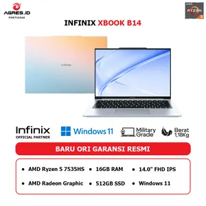 INFINIX XBOOK B14 RYZEN 5 7535HS 16GB 512GB W11 14.0WUXGA IPS