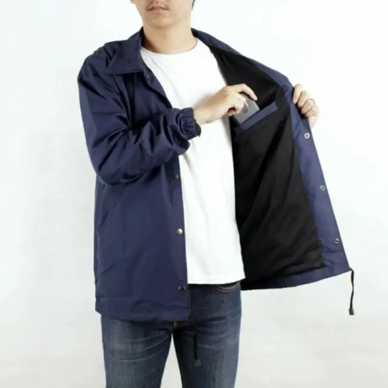 COACH JACKET POLOS SIZE S/M/L/XL/2XL/3XL/4XL Jaket Kancing 2