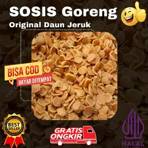 Sosreng Sosis Goreng Original Daun Jeruk 1 Kg Cemilan Viral Khas Purnama Snack.33