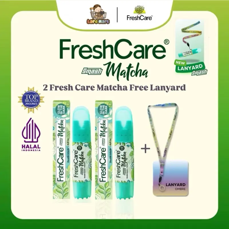 FREE New LANYARD !! Fresh Care SMASH MATCHA 4in1 | Roll On Pijat Inhaler
