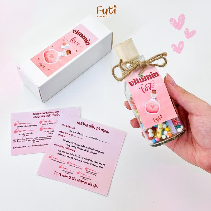 Lọ Tình Yêu Viết Thông Điệp Chữa Lành, Gửi Gắm Yêu Thương, Làm Quà Tặng Người Yêu 6