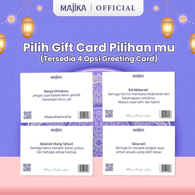 MAJIKA Aura Kit Gift Box |KADO ULANG TAHUN|HANYA UNTUKMU|SELAMAT | [Flower Power EDP + Lip Tint Caramel Dreams + Box + Gift Card] | Parfum Unisex Tahan Lama 1