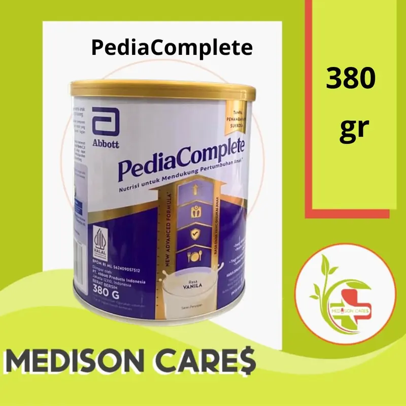 pediacomplete susu pertumbuhan protein original | kaleng 380 gr 0