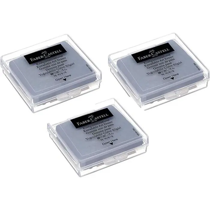 G»A7 FABER CASTELL KNEADABLE ERASER PENGHAPUS ULI - STARTER PACK O»U4 2