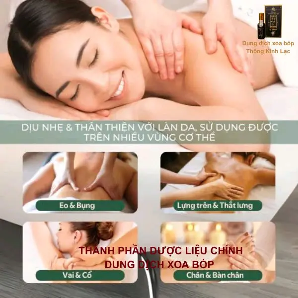 TINH DẦU XOA BÓP XƯƠNG KHỚP - ĐẢ THÔNG KINH LẠC 100ML - Massage, đau mỏi vai gáy, chấn thương thể thao 5