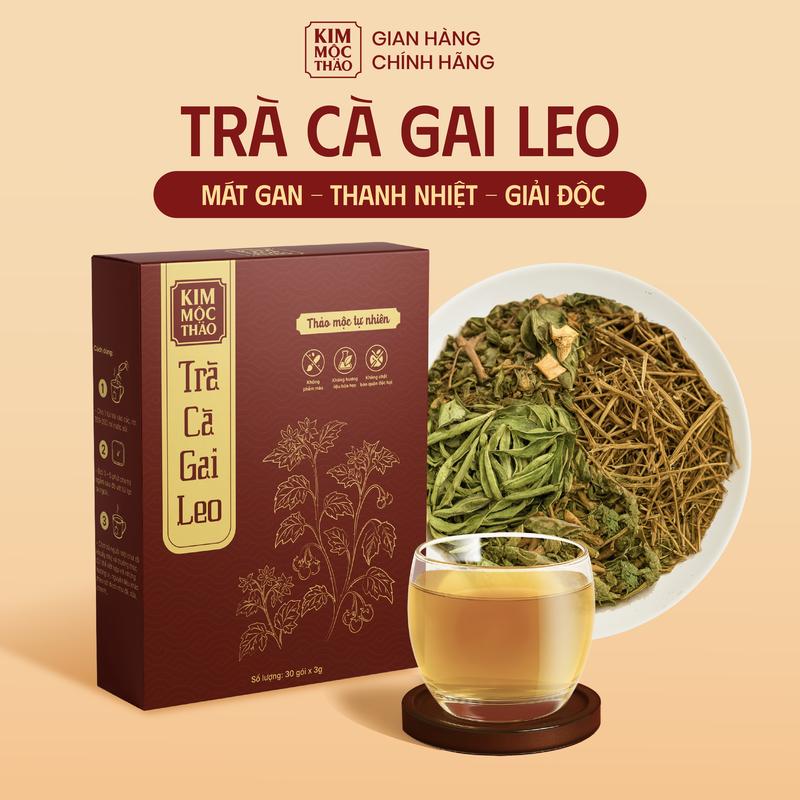 Trà Cà Gai Leo Túi Lọc Kim Mộc Thảo Thảo Mộc Mát Gan Thanh Nhiệt Dễ Uống Hằng Ngày Hỗ Trợ Gan Khỏe