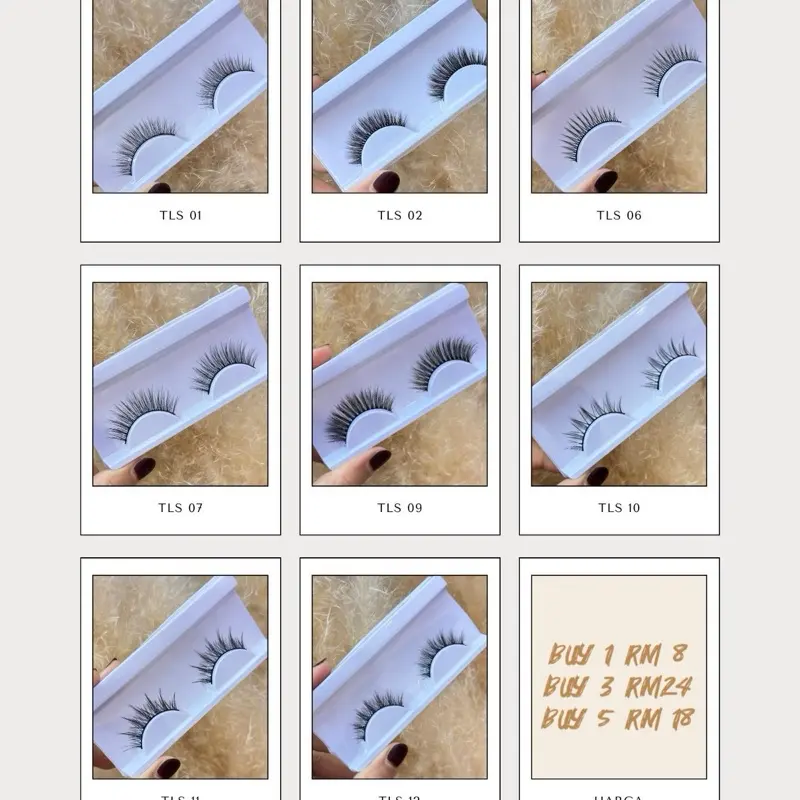 MINK LASHES TLS READY STOCK