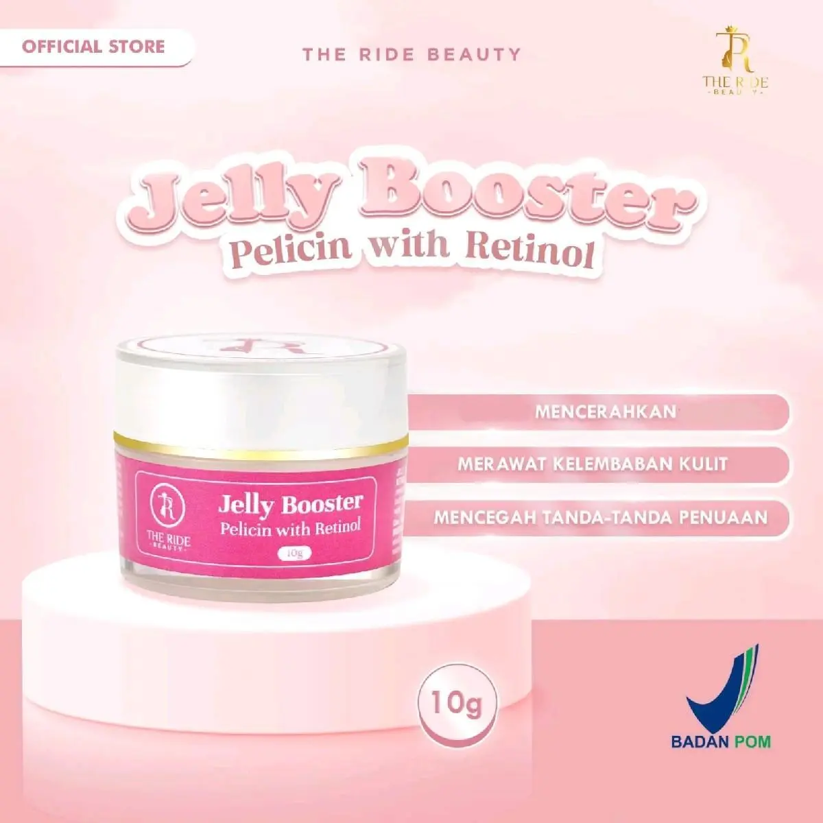 ( SPESIAL 5.5 ) Jelly Pelicin Boster With Rethinol The ride Beauty