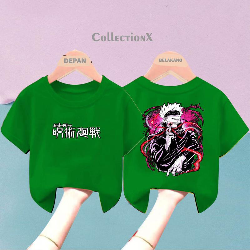 KAOS ANAK GOJO SATORU V2 JUJUTSU KAISEN NEW DESIGN/KAOS ANAK/KAOS LENGAN PENDEK/KAOS POLOS/KAOS MURAH 5