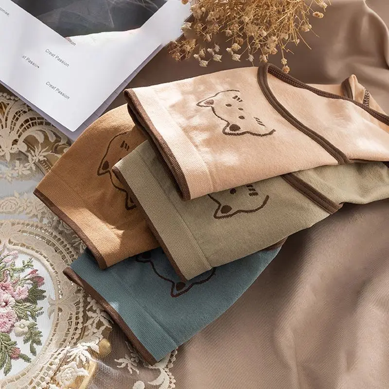 Quần Lót Thể Thao, Thiết Kế Đơn Giản, Chất Liệu Cotton Không Đường May, Thoải Mái Và Thoáng Khí, Quần Lót Không Đường May 3
