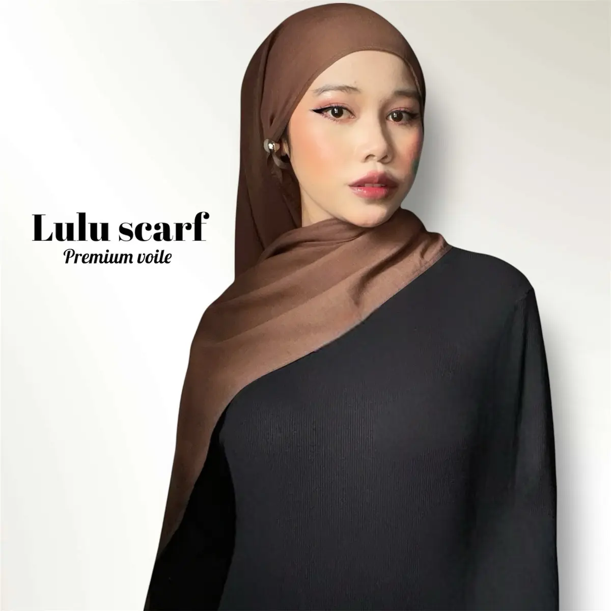 Pashmina Viscose Lulu / voile premium Syal  Wanita flowy (pashmina 1 warna bukan gradasi)