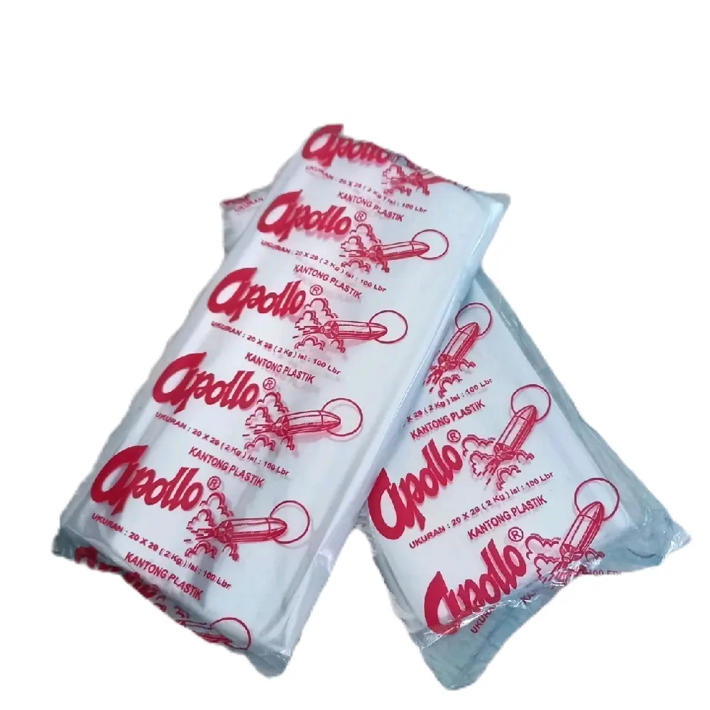 kantong plastik pp bening apollo 20x29 (2kg) isi 100 pce