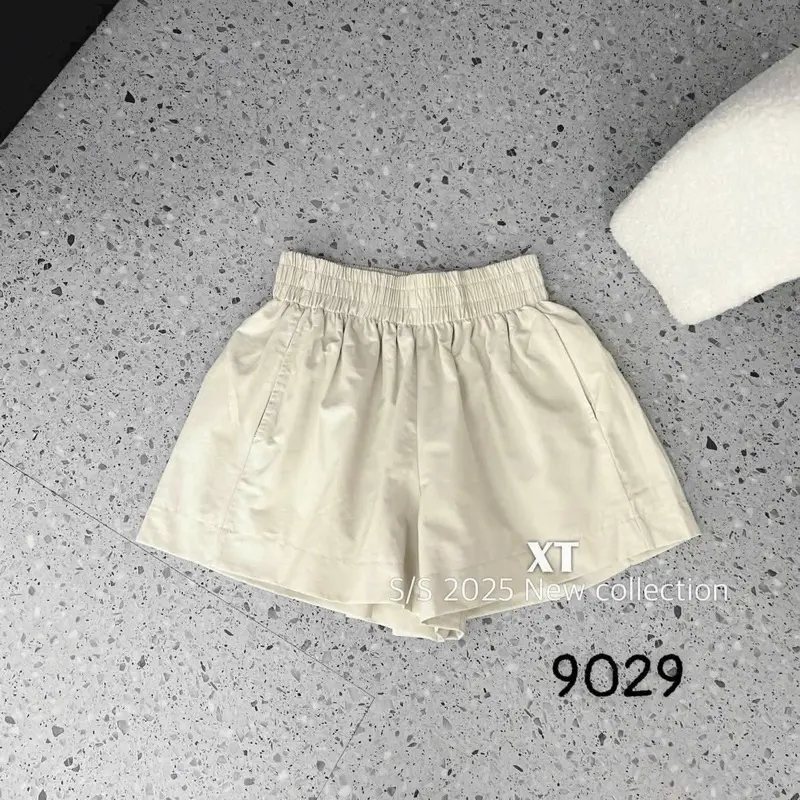 QUẦN SOOC NỮ KAKI ( không bóng) CẠP CHUN CÓ TÚI MẶC HÈ CHẤT THOÁNG MÁT PHÙ HỢP CÂN NẶNG 40-70KG MÙA HÈ 2025 4