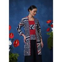 Gambar NONA RARA - Tunik Aling Dobi T4872, Baju kerja batik blouse wanita modern - XL dari Nona Rara Batik Kota Administrasi Jakarta Timur 2 Tokopedia