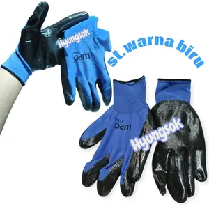 Sarung tangan karet antislip lupo/sarung tangan proyek pria 1 pasang