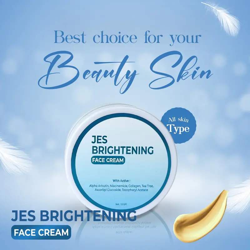 Jestham Face Cream Jes Brightening - Perawatan Wajah 3