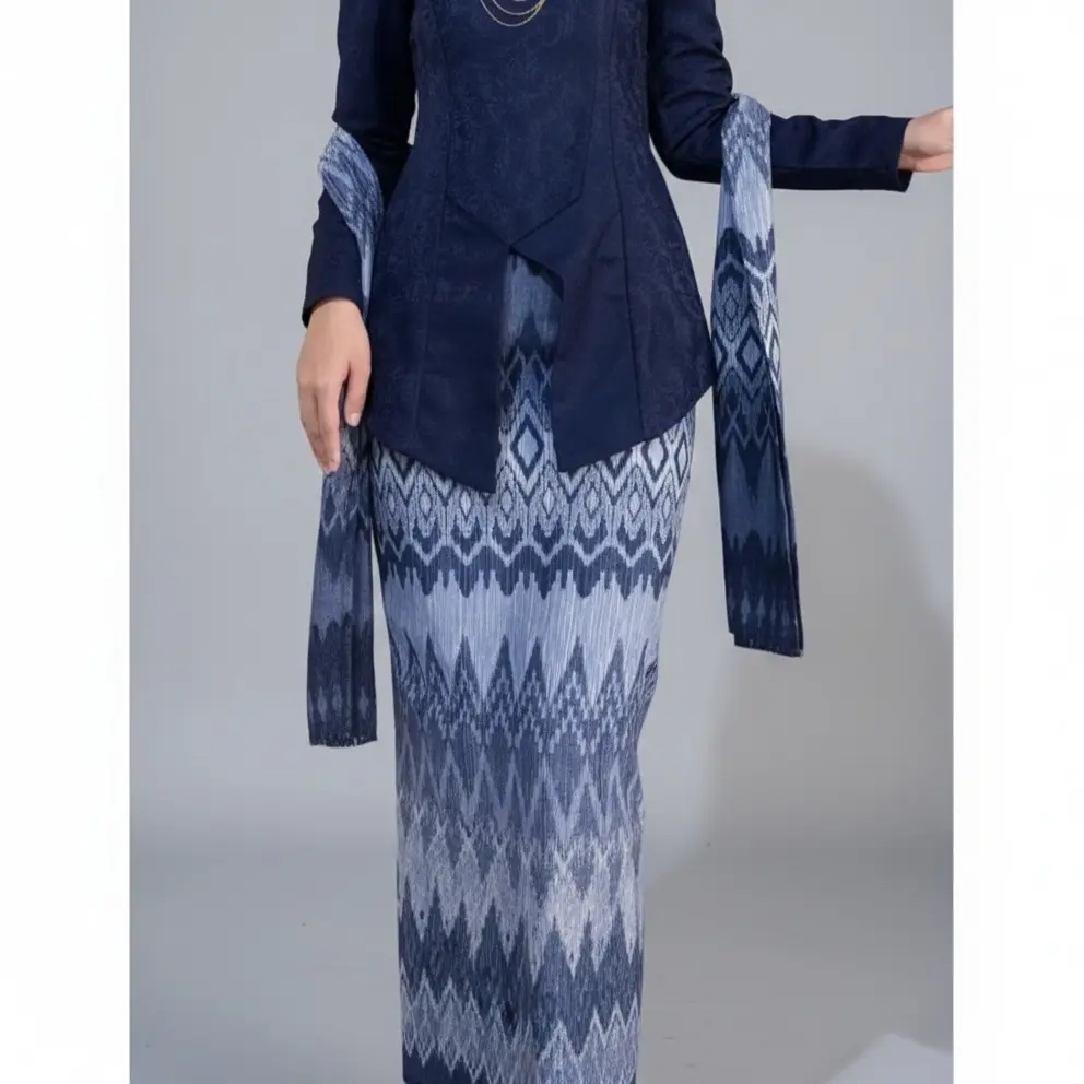 Rok+Selendang Navy
