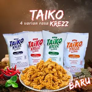 (HALAL) taiko krezz RASA BARU/Camilan ikan cumi kembang/Camilan murah/ Hadiah makanan/Camilan higienis/snack box/mukbang snack/snack 500g/snack 1kg/cemilan/cemilan enak simple/snack box kekinian/asmrmukbang/Cemilan Murah Halal/Cemilan