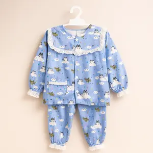 Setelan Piyama Anak Perempuan Motif/baju Tidur anak perempuan/piyama Anak terbaru