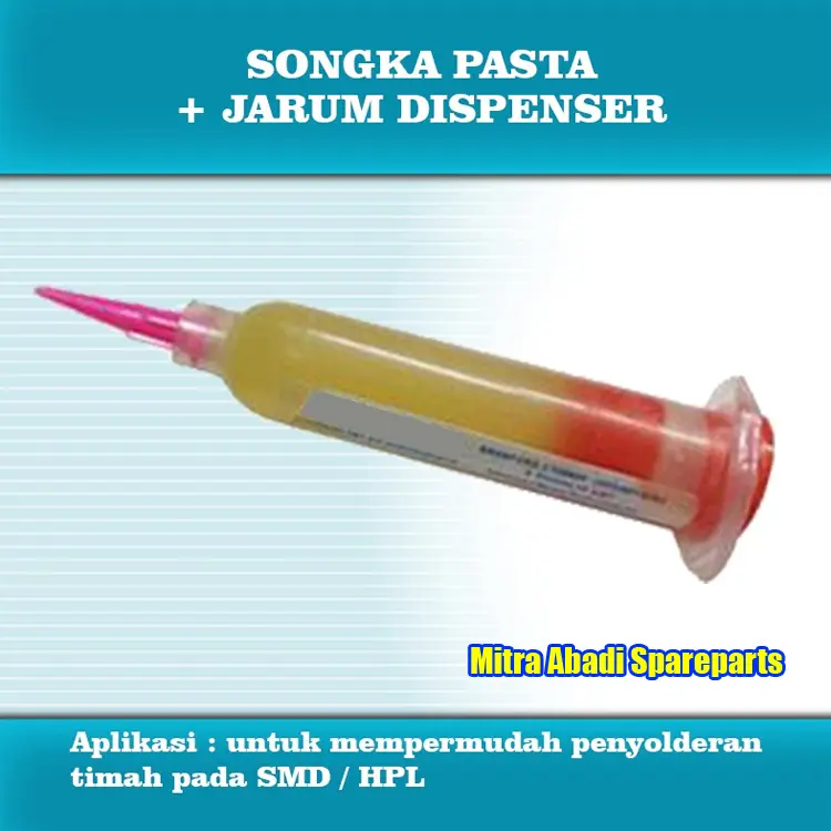 Amtech Fluks Suntik Siongka Solder / Songka Pasta 10cc / 10 cc + Jarum Dispenser