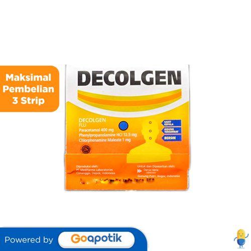 DECOLGEN STRIP ISI 4 TABLET