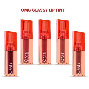 OMG - OH MY GLAM Glassy Lip Tint 2gr - Tahan 12 Jam | Skincare Infused