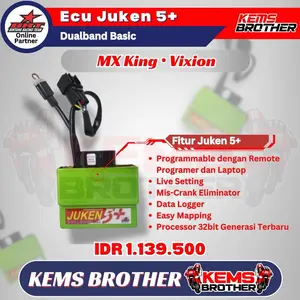 ECU Juken 5+ Dualband BRT Original - Yamaha MX King, R15, Vixion Nvl Nva